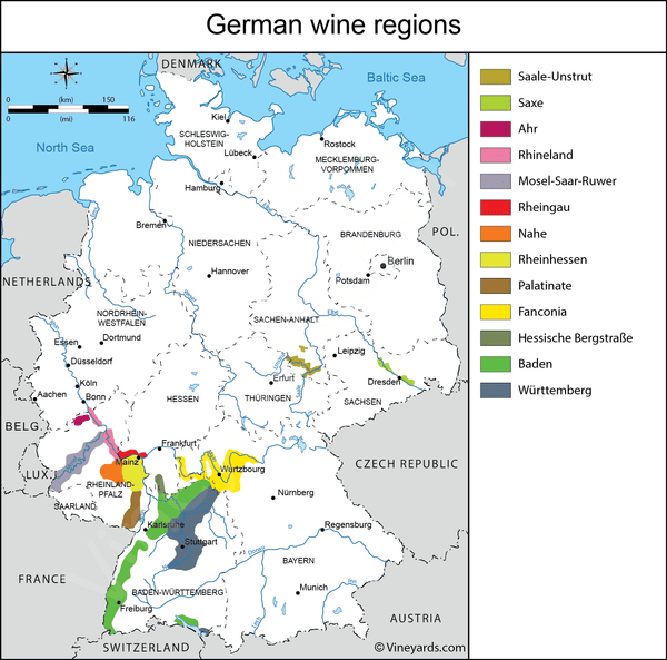 German Wine Regions