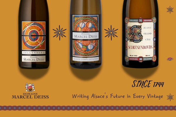 3 bottles of Marcel Deiss Wines