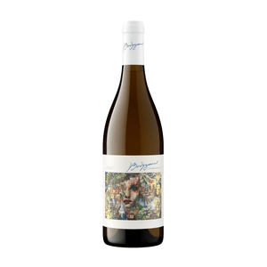 Daou Vineyards Bodyguard Chardonnay 2022 bottle with a colorful label on a white background