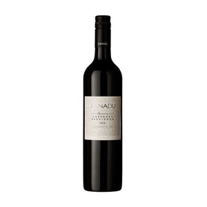 Wine bottle of Xanadu Reserve Cabernet Sauvignon 2019 on a white background